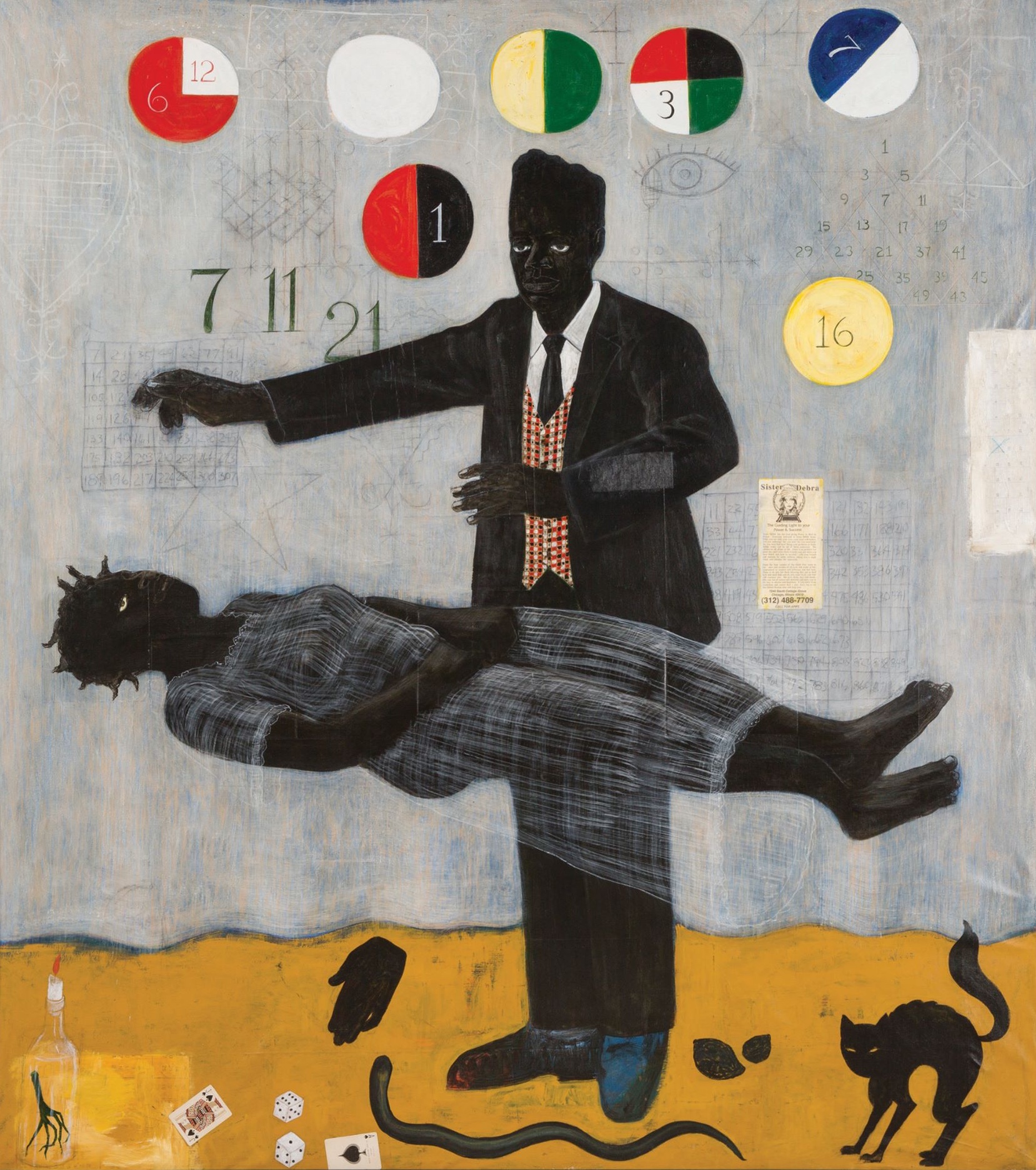 Kerry James Marshall - When Frustration Threatens Desire (1990)